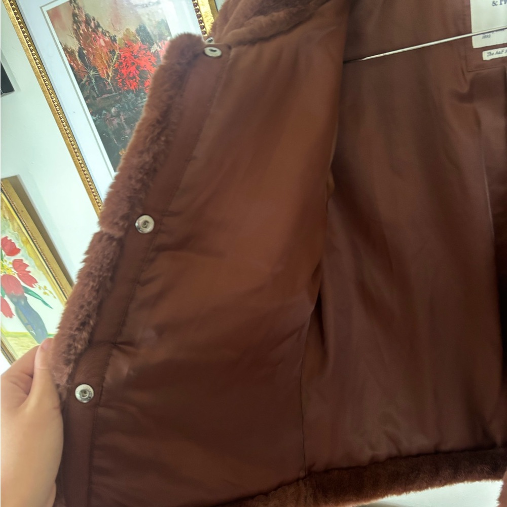 Abercrombie & Fitch Chocolate Teddy Jacket - Picture 4 of 5